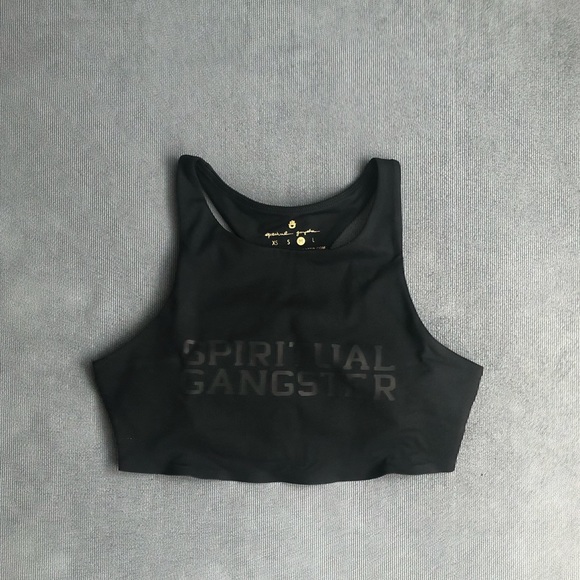 NWT Spiritual Gangster High Neck Athletic Bra - Picture 4 of 7